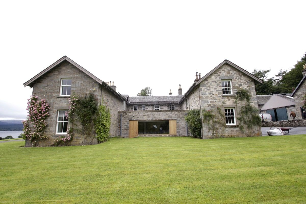 Scottish Lodge project by Fred Collin Architect